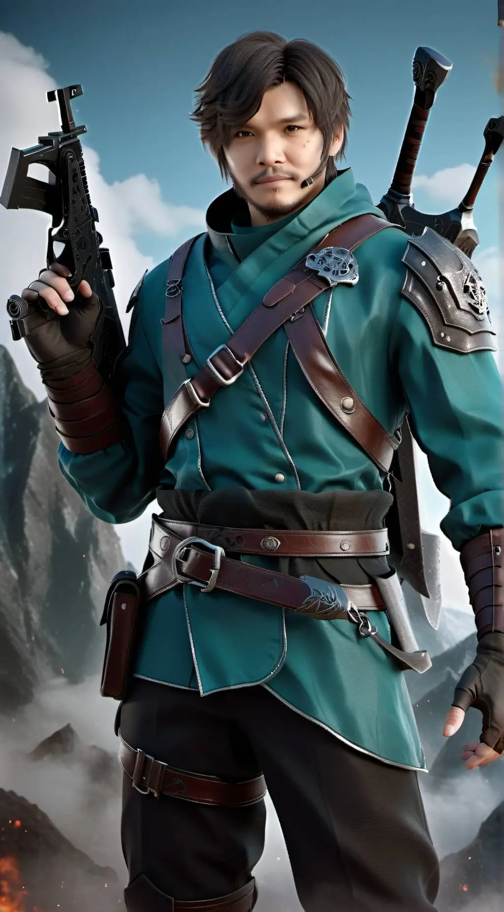 ai character: soldier  background