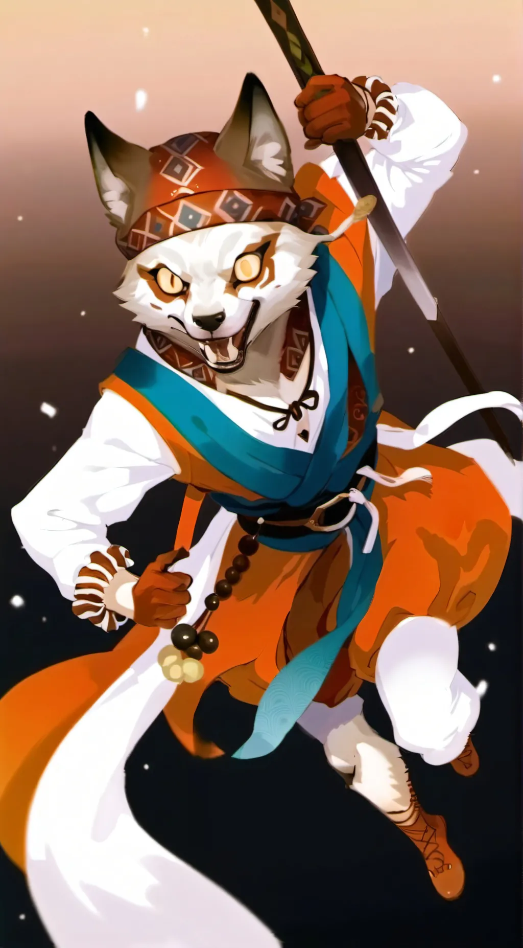 ai character: Feathers background