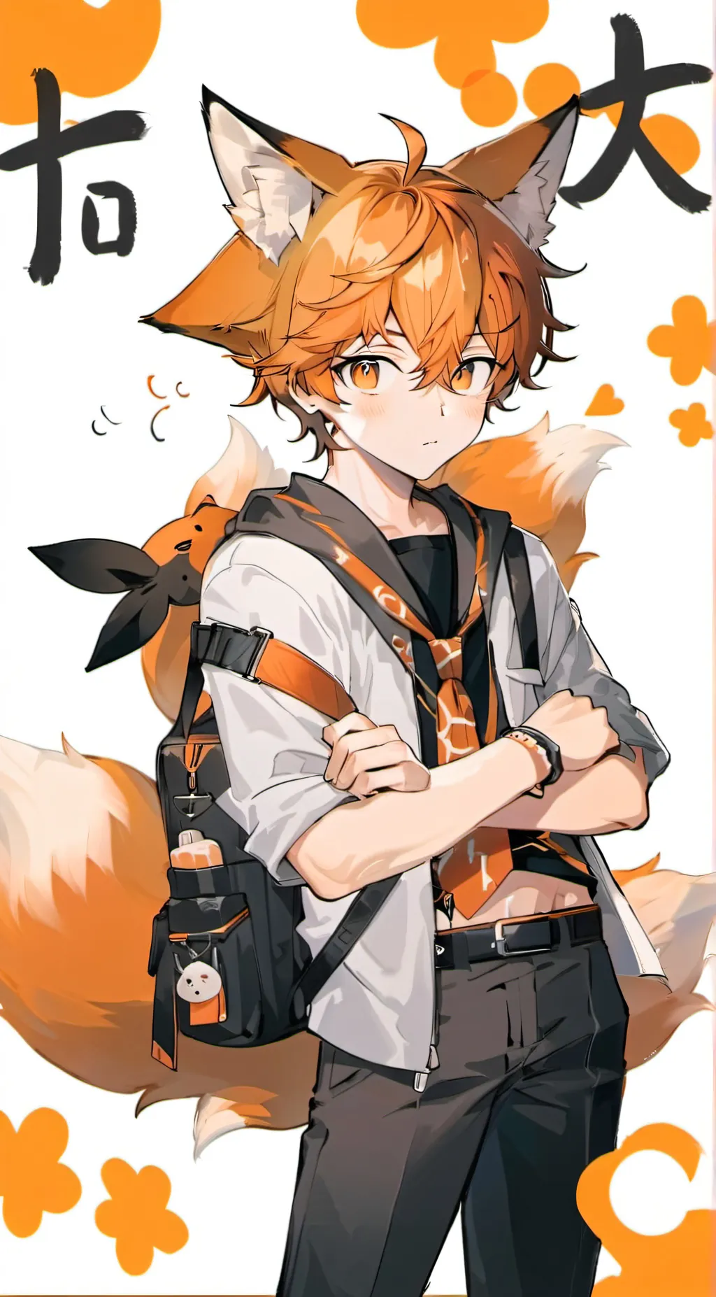 ai character: 🍊Quinn🍊 background