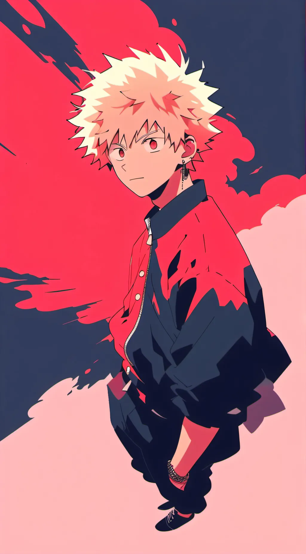 ai character: 💥Katsuki Bakugou💥 background