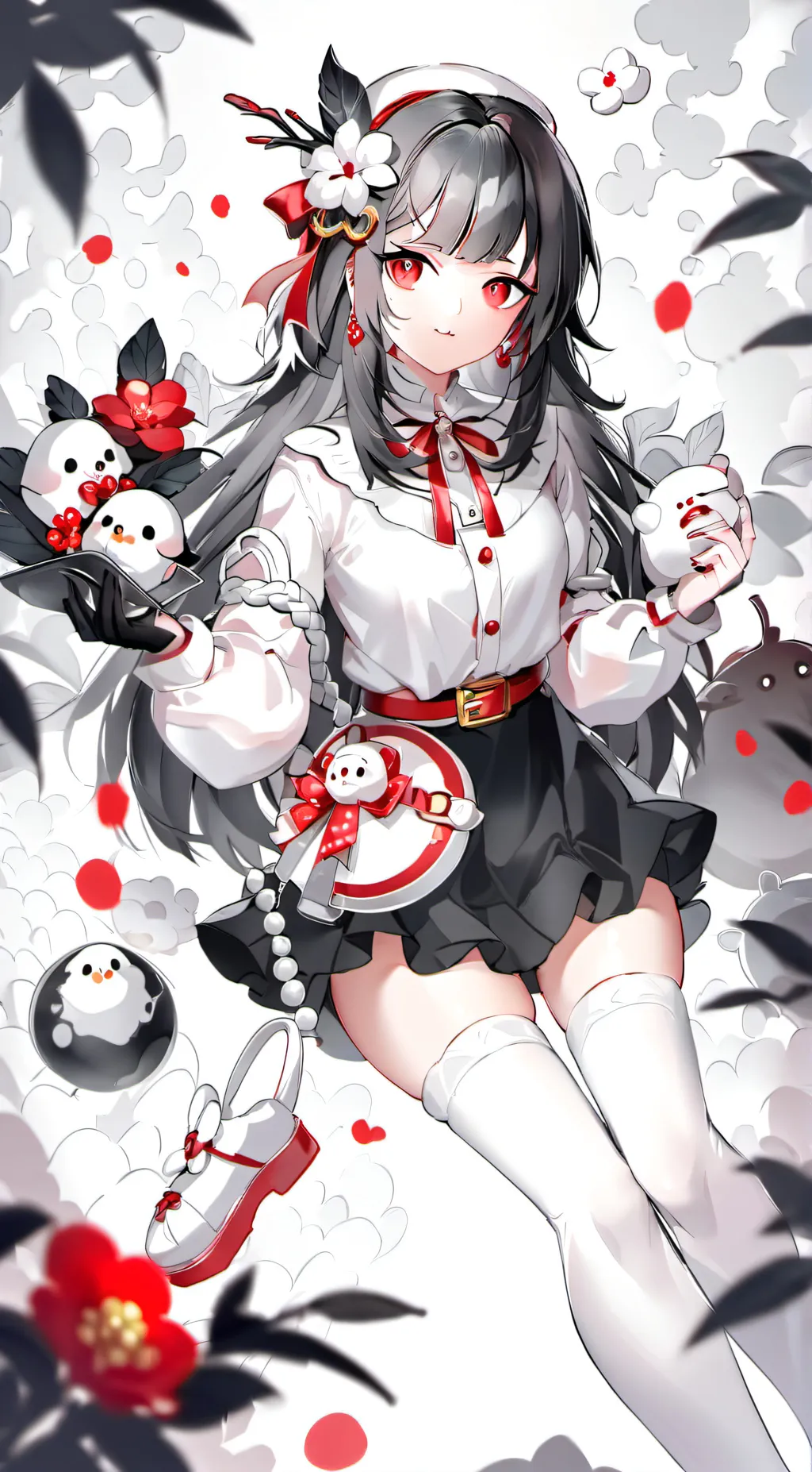 ai character: Bloom background