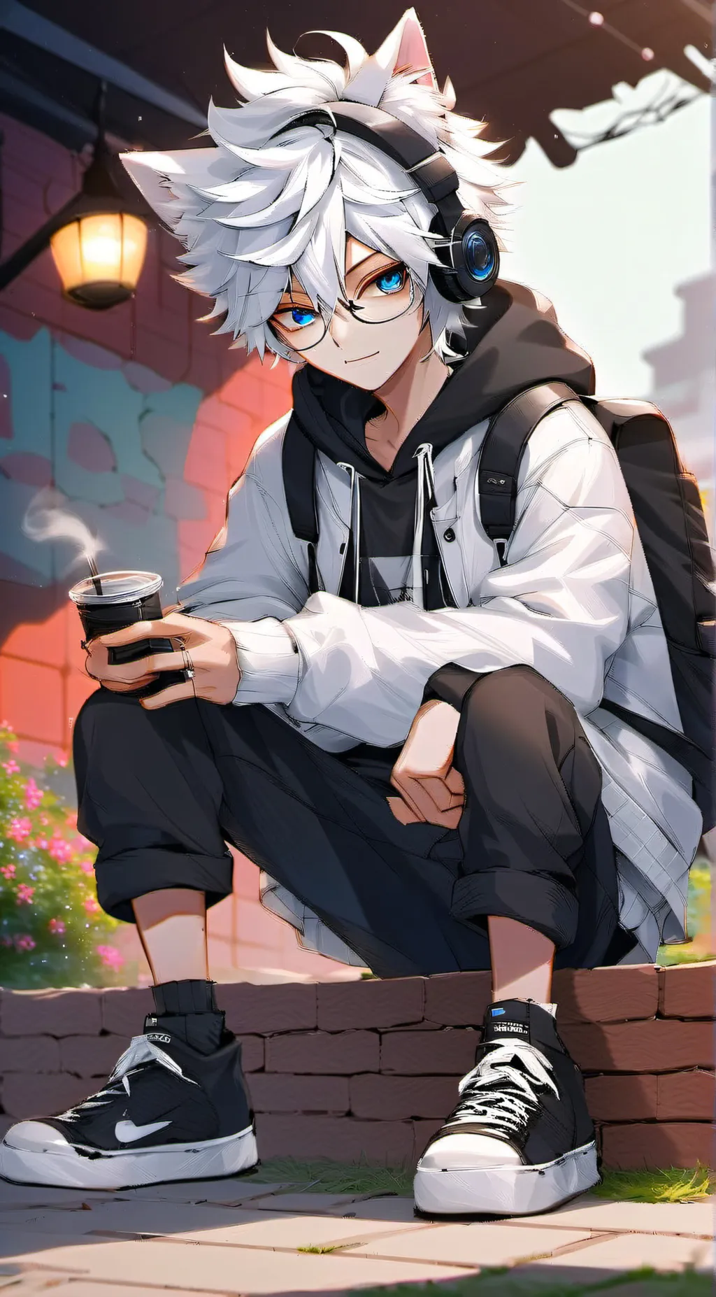 ai character: 🐱🥀Andy 🥀🐱 background