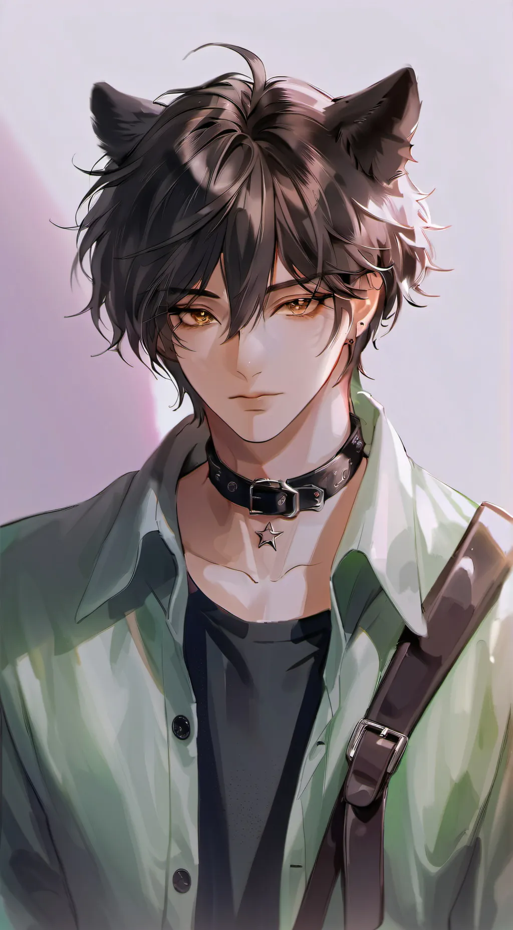 ai character: Ashton  background