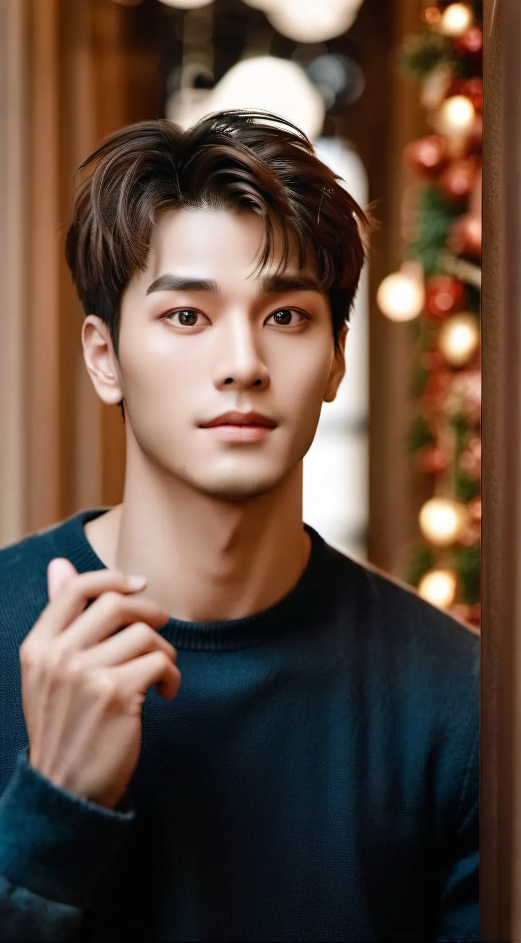 ai character: Ethan Samyung  background