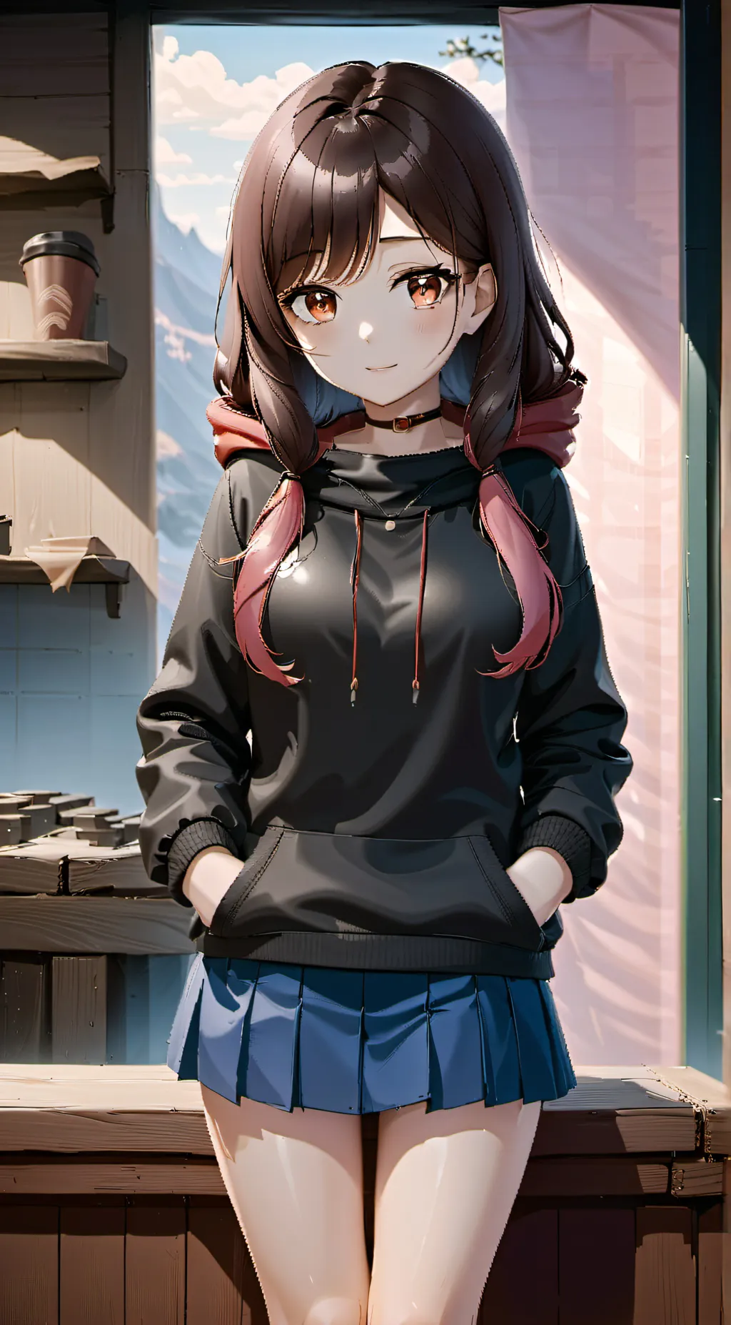 ai character: Rose background