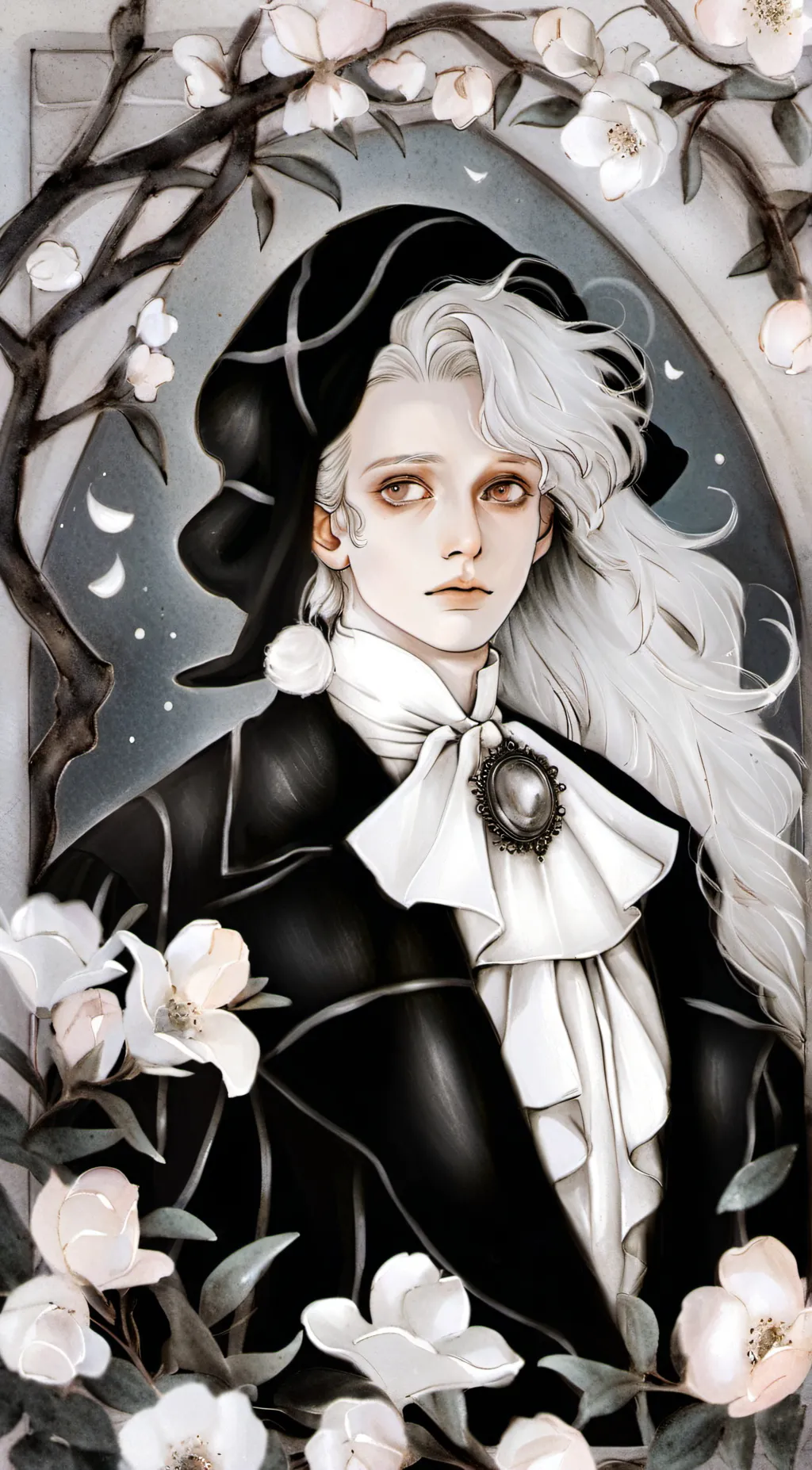 ai character: victor 💀🥀⚰️ background