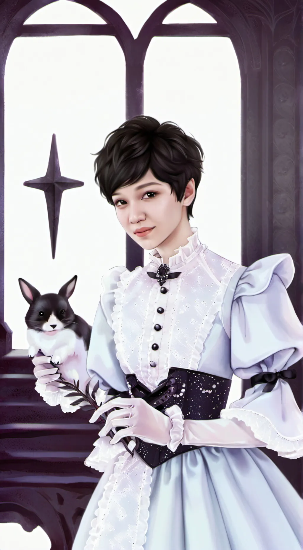 ai character: Cadey mercurye background