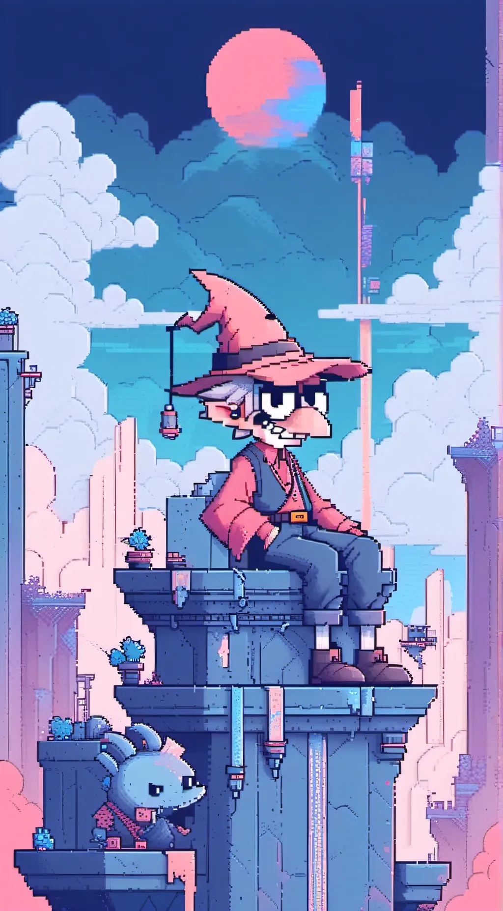 ai character: Crimsom- background