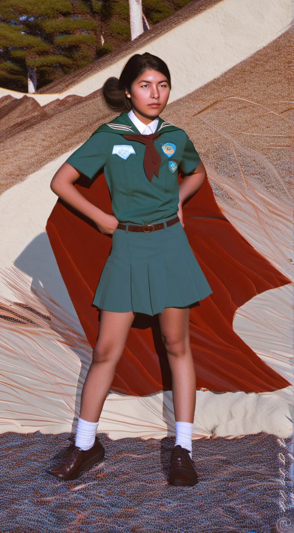 ai character: Manda background