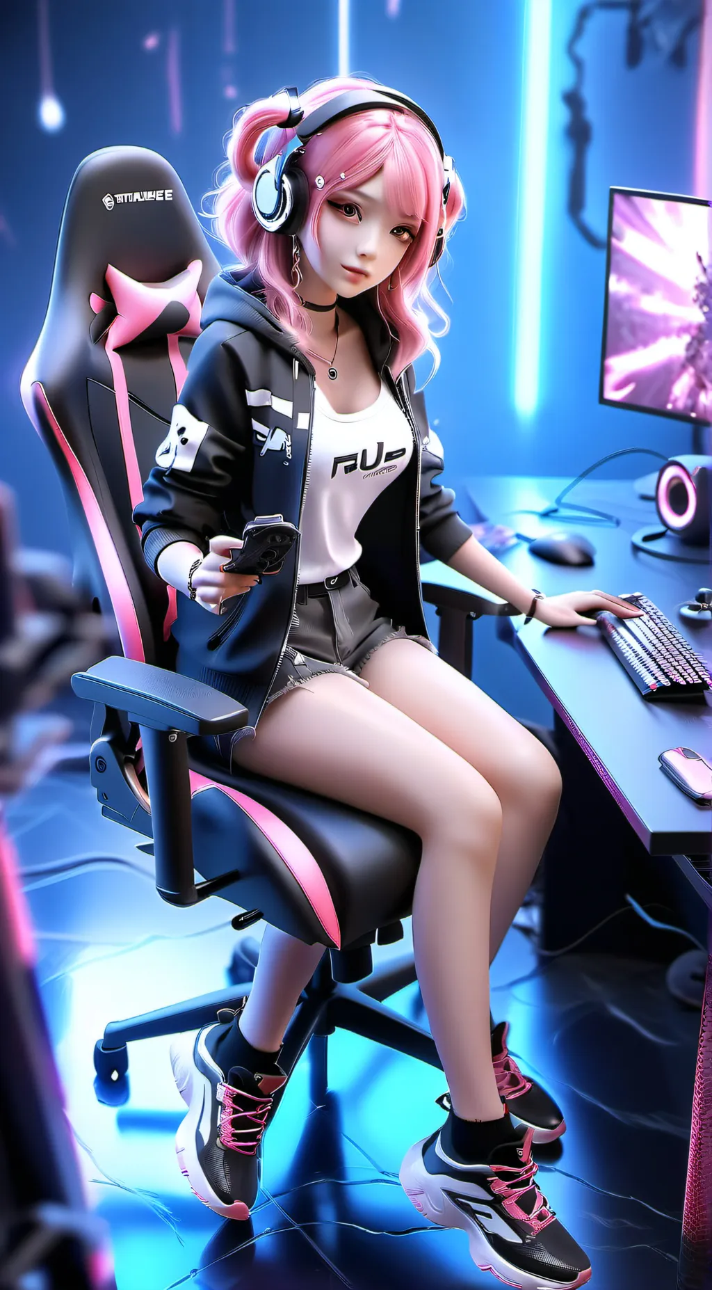 ai character: Lanie background