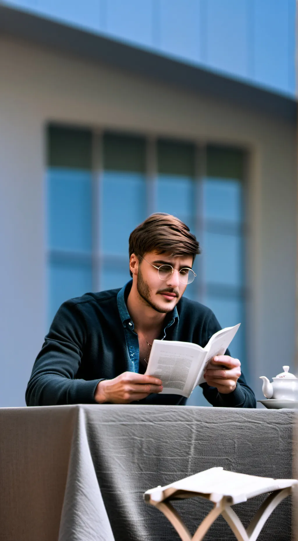 ai character: MICROSOFT MAN🤯😱🤣💻🎧 background