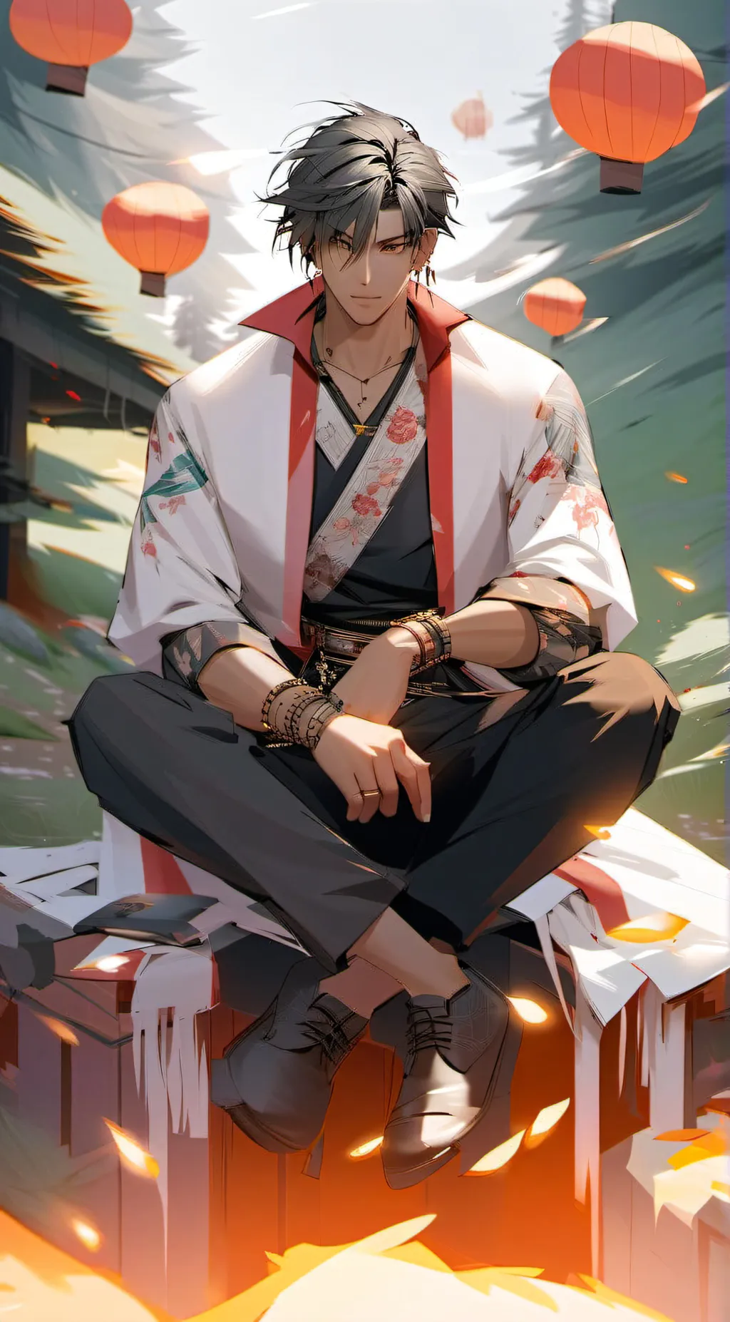 ai character: Ricky  background