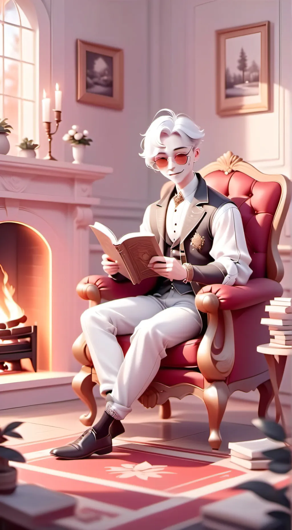 ai character: Oliver background