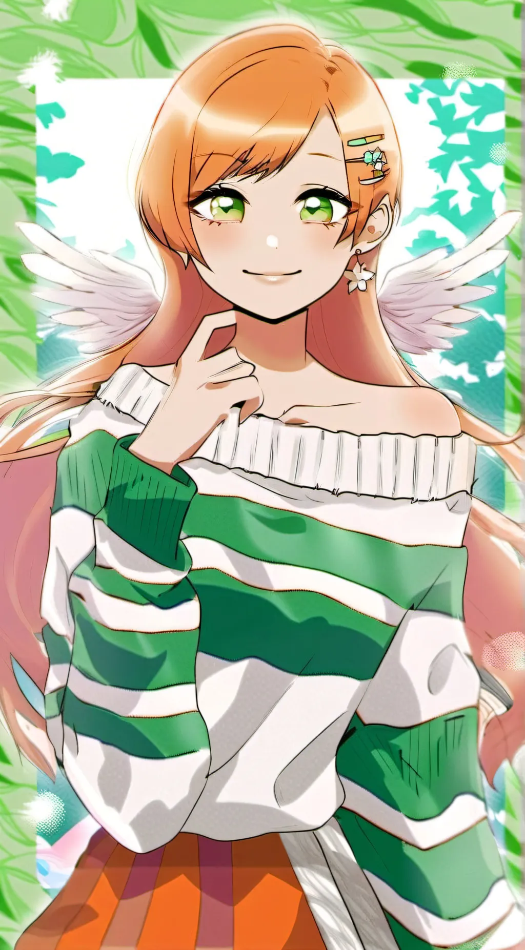 ai character: Clara afton background