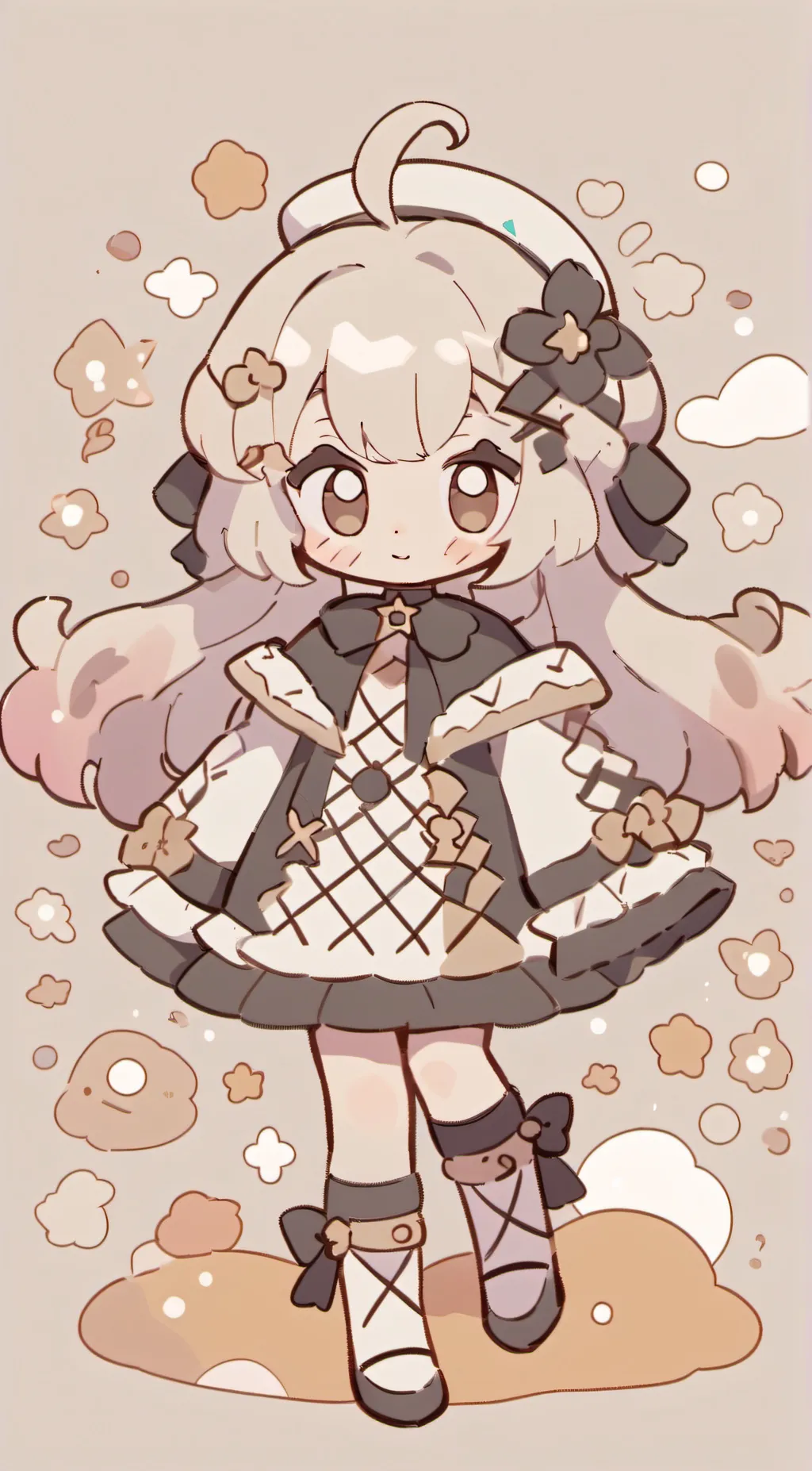 ai character: Lace universe background