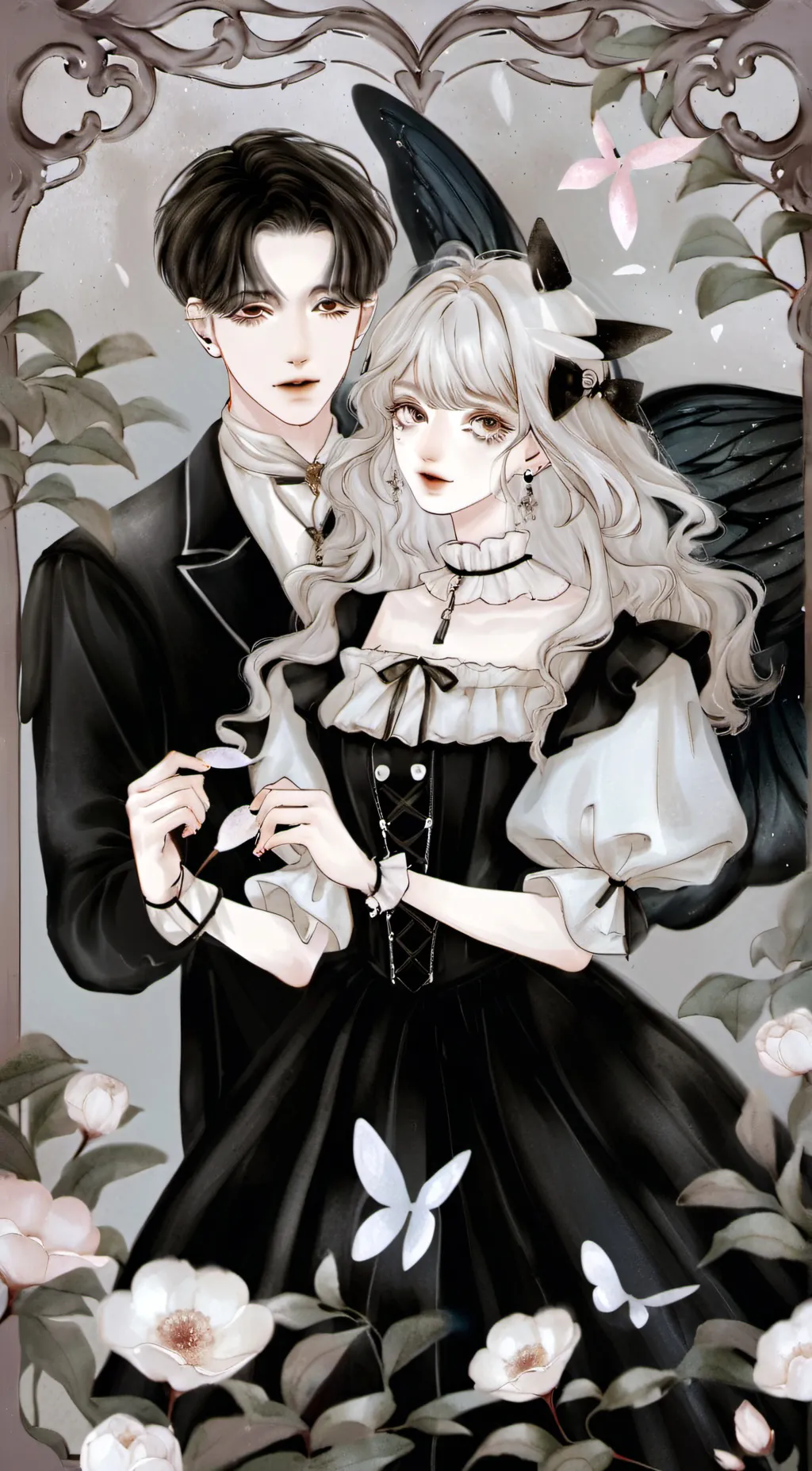 ai character: Michael & Mikaela background