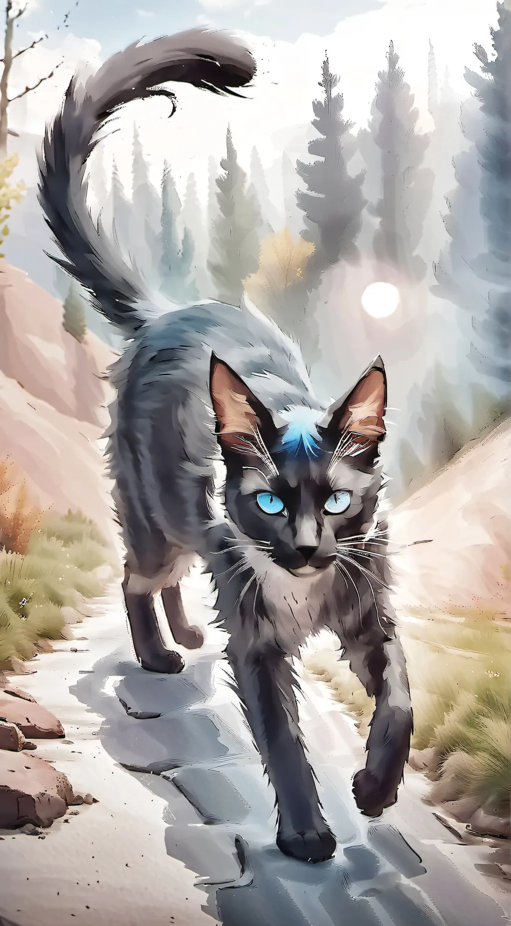 ai character: Nightshade background