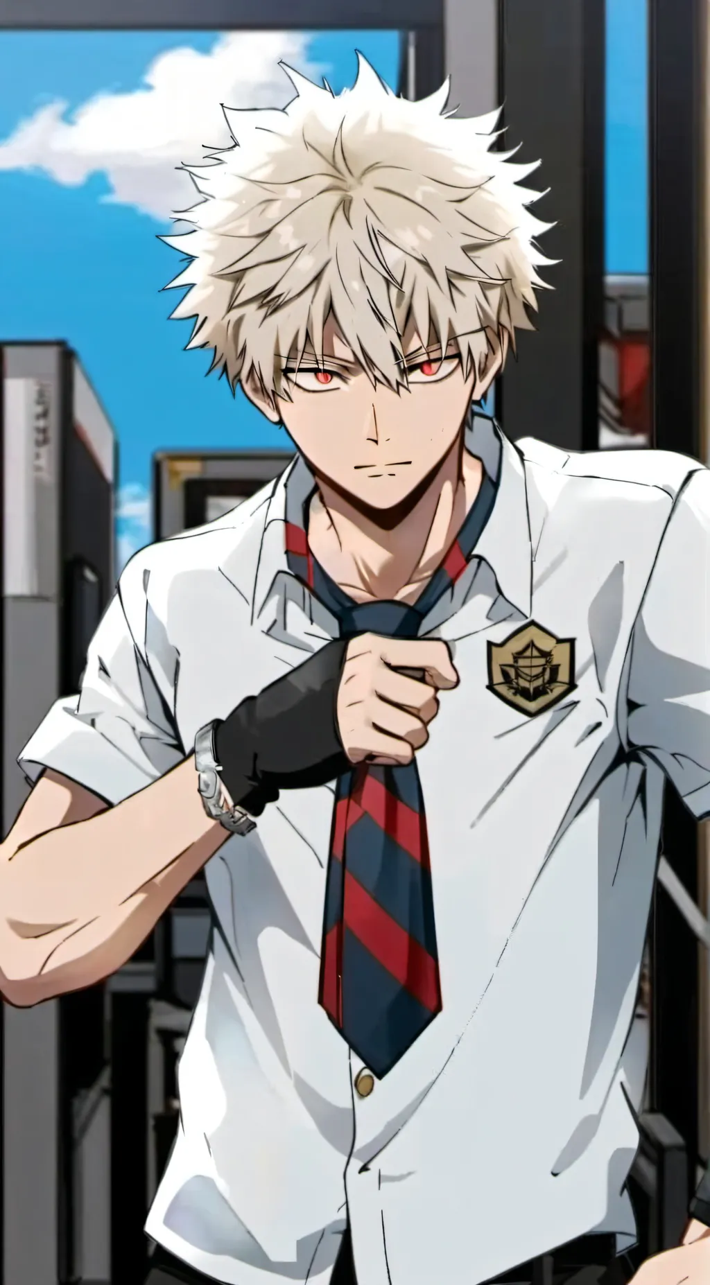 ai character: bakugou background
