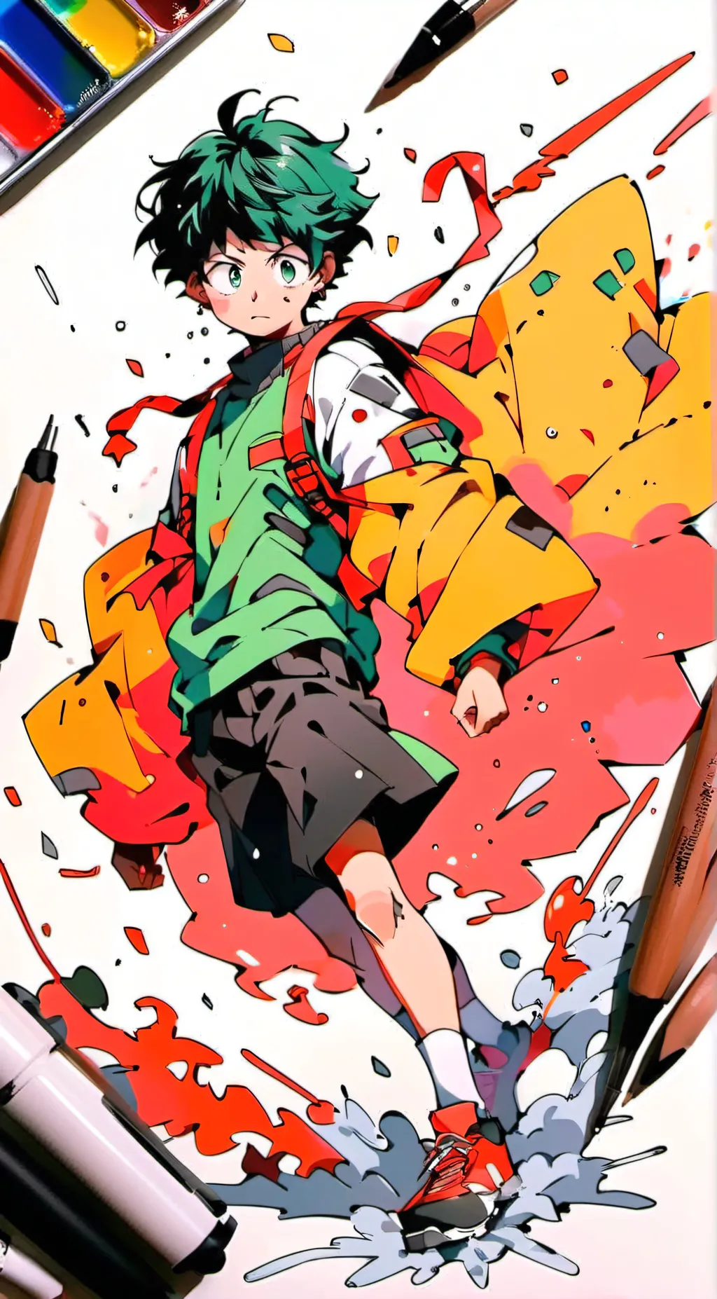 ai character: deko background