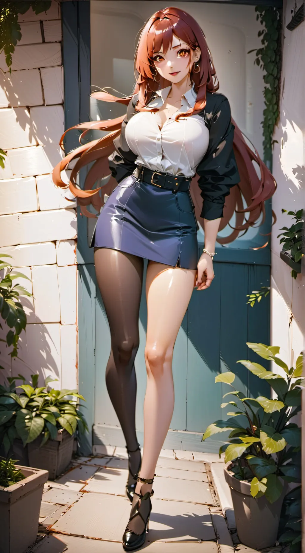 ai character: Aura background