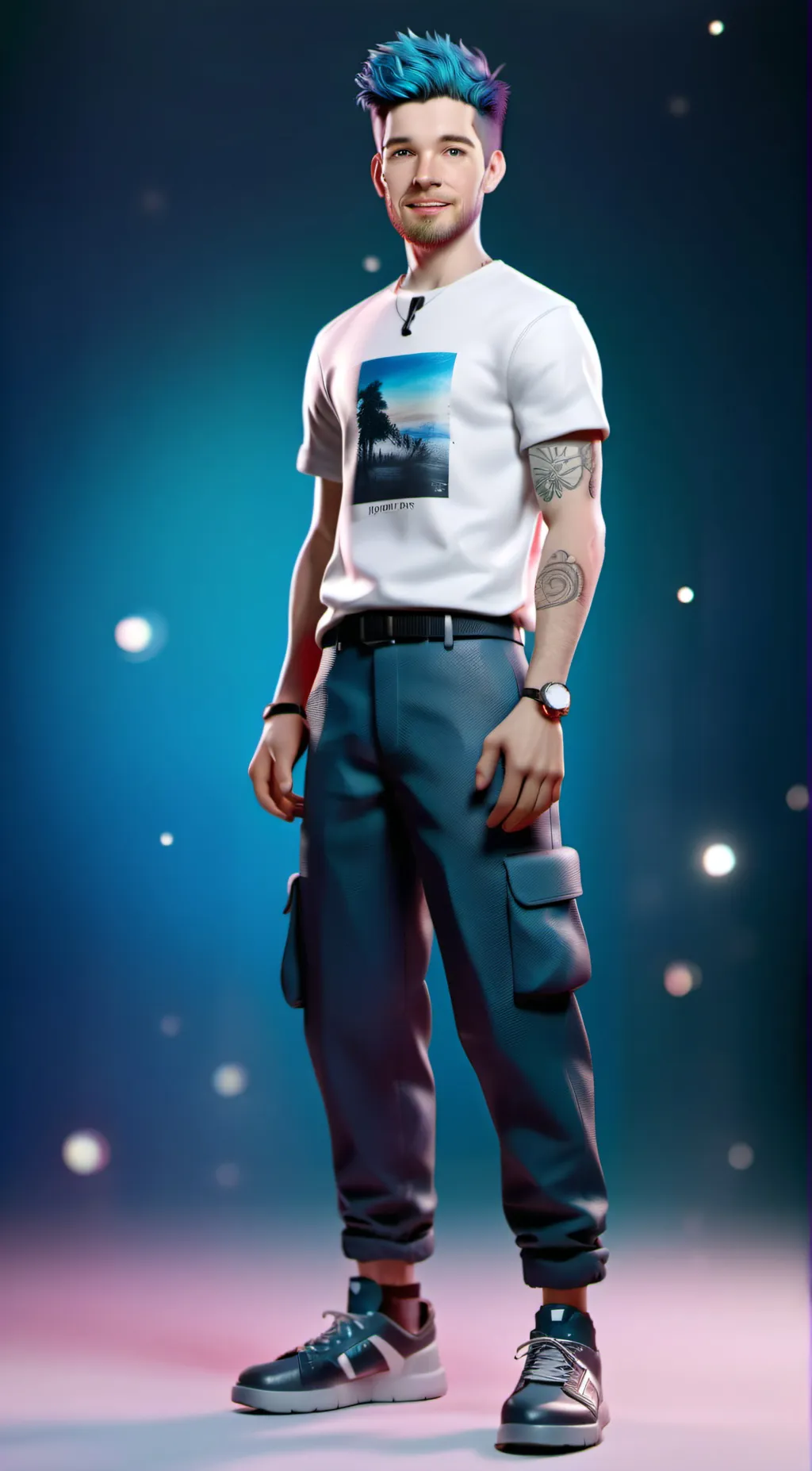 ai character: DanTDM background