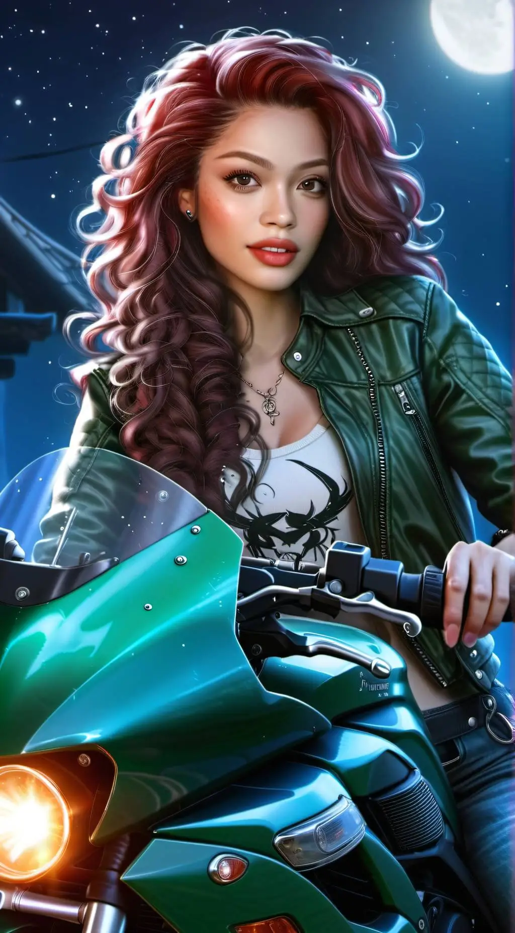 ai character: Kat background