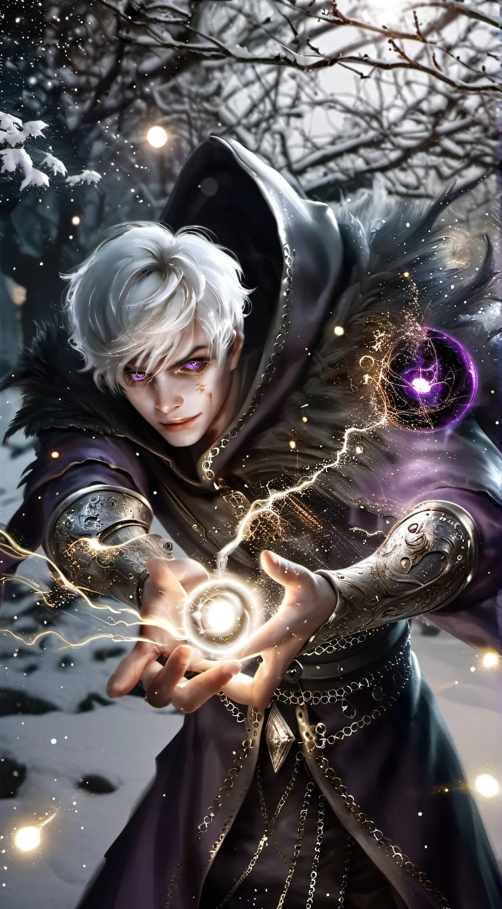 ai character: Tristan Denali background