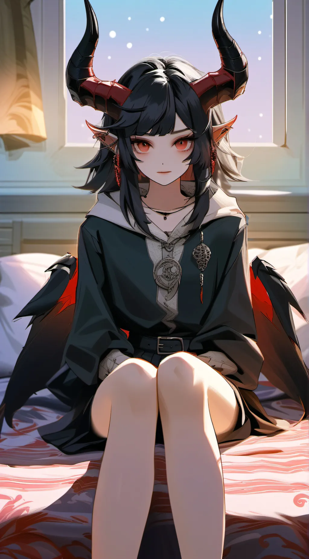 ai character: Luna background