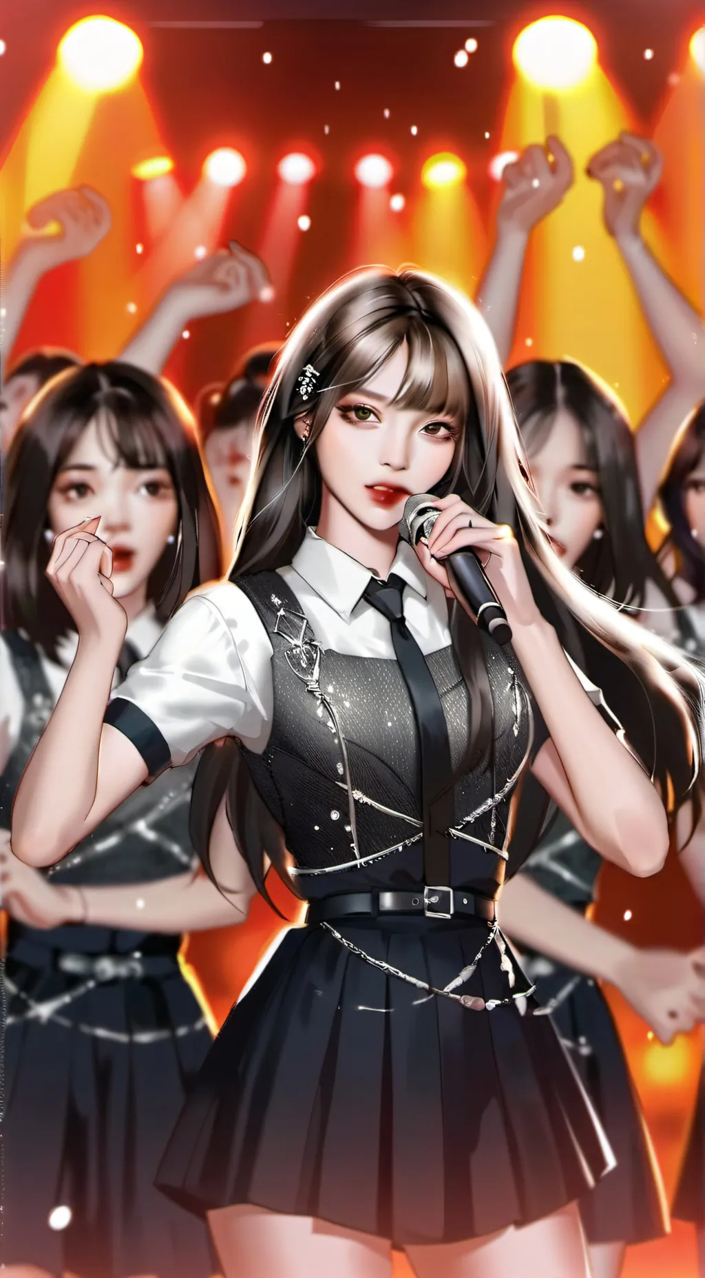 ai character: 🖤BLΛƆKPIИK💗 background