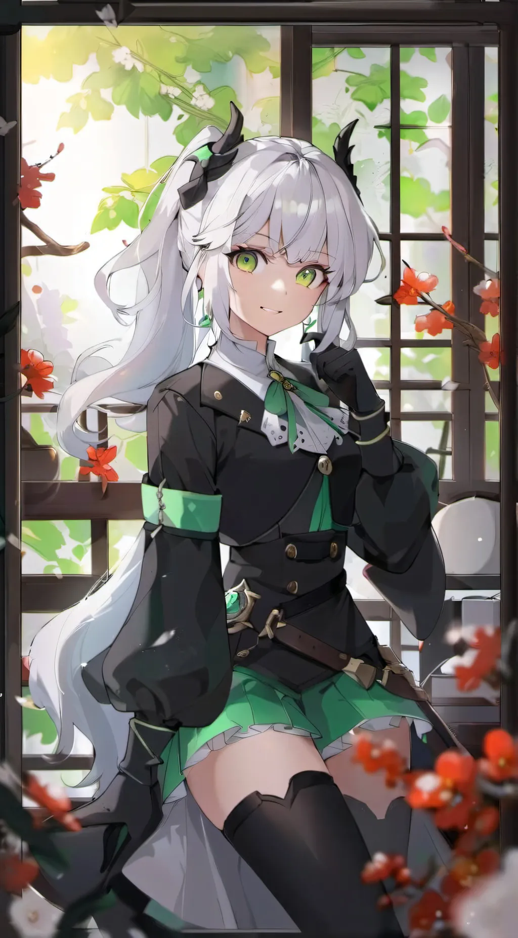 ai character: xbox girl  background