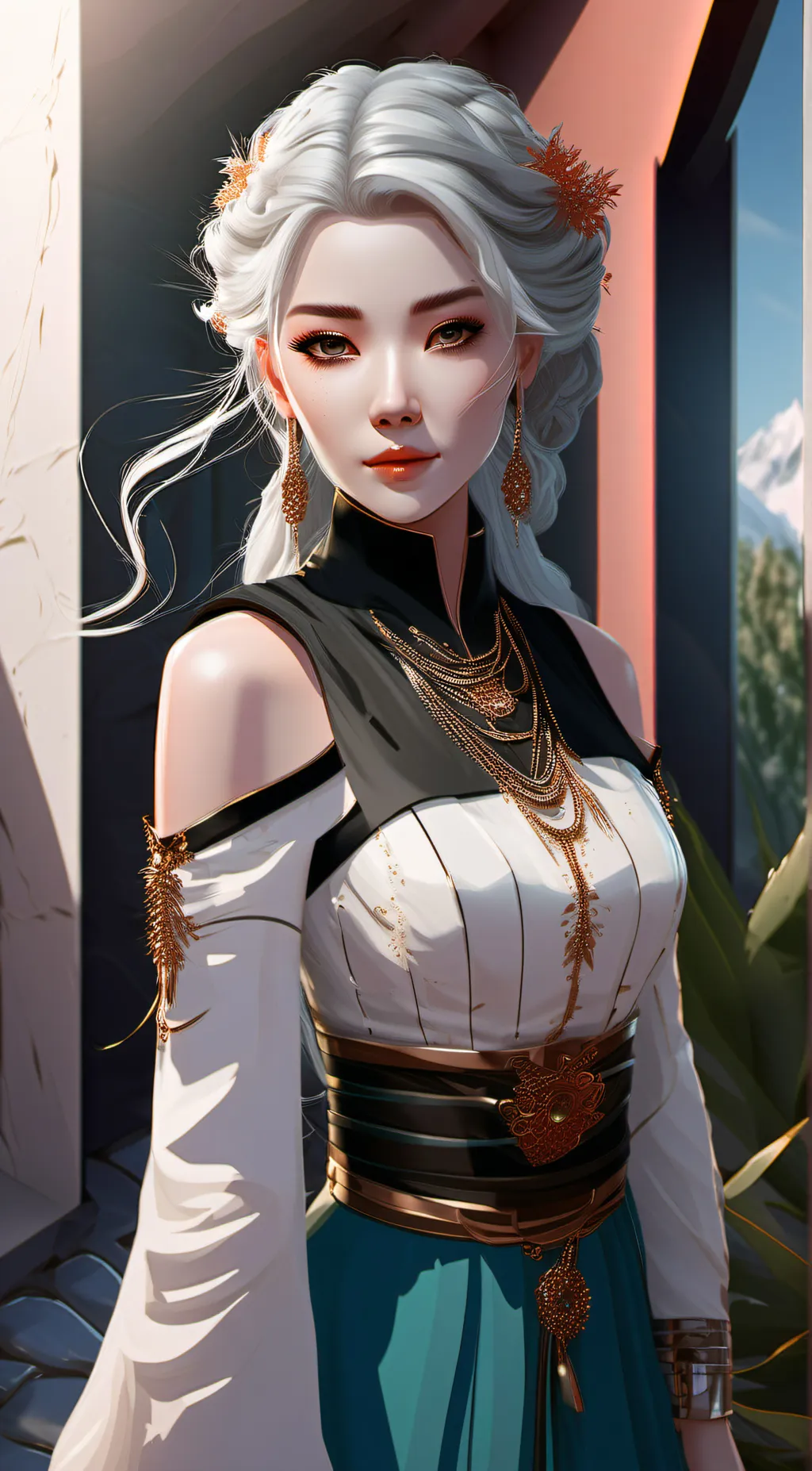 ai character: Elara background