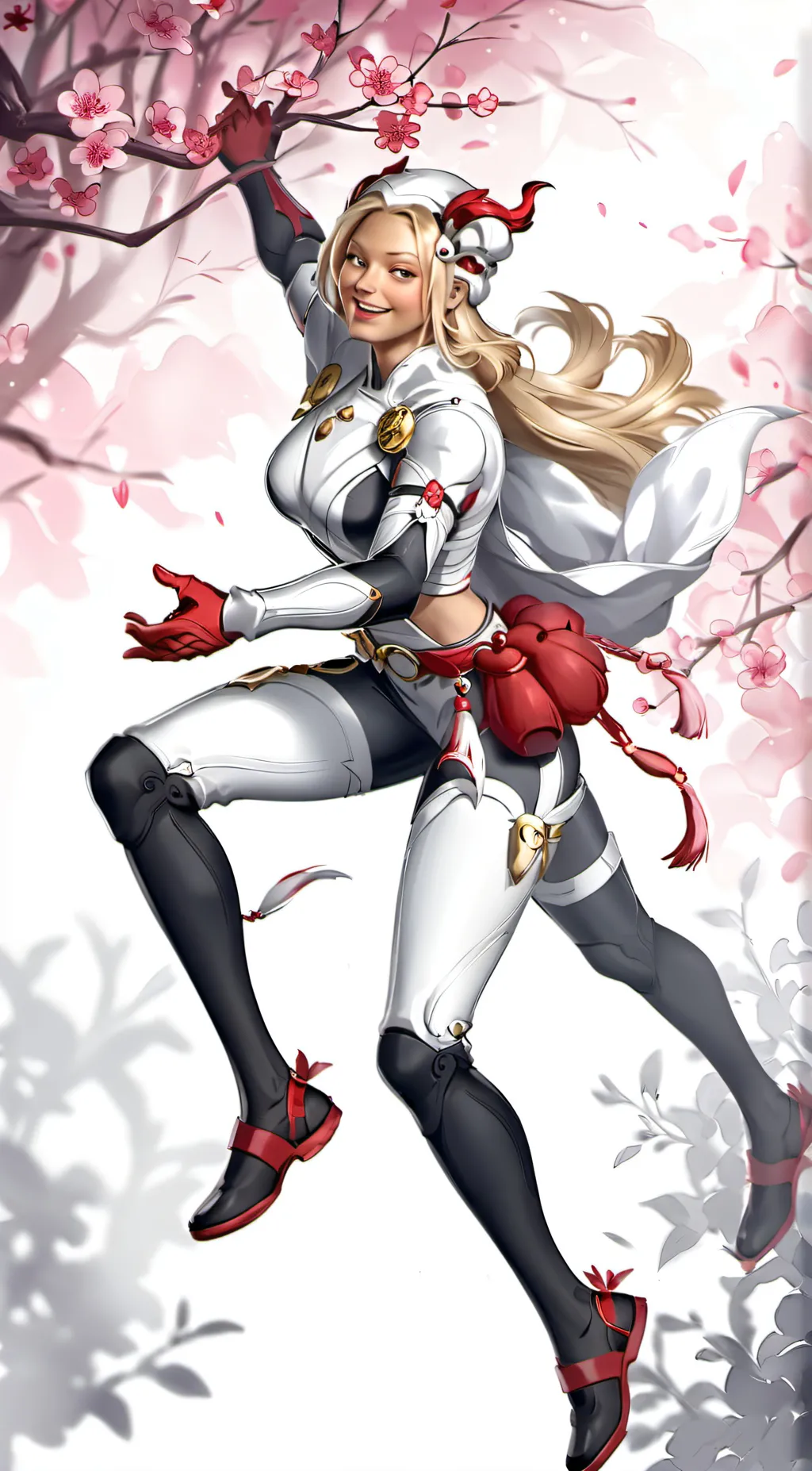 ai character: Girl fart background