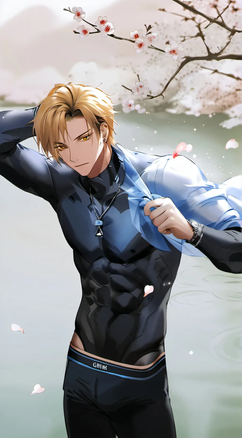 ai character: Hyunjin  background