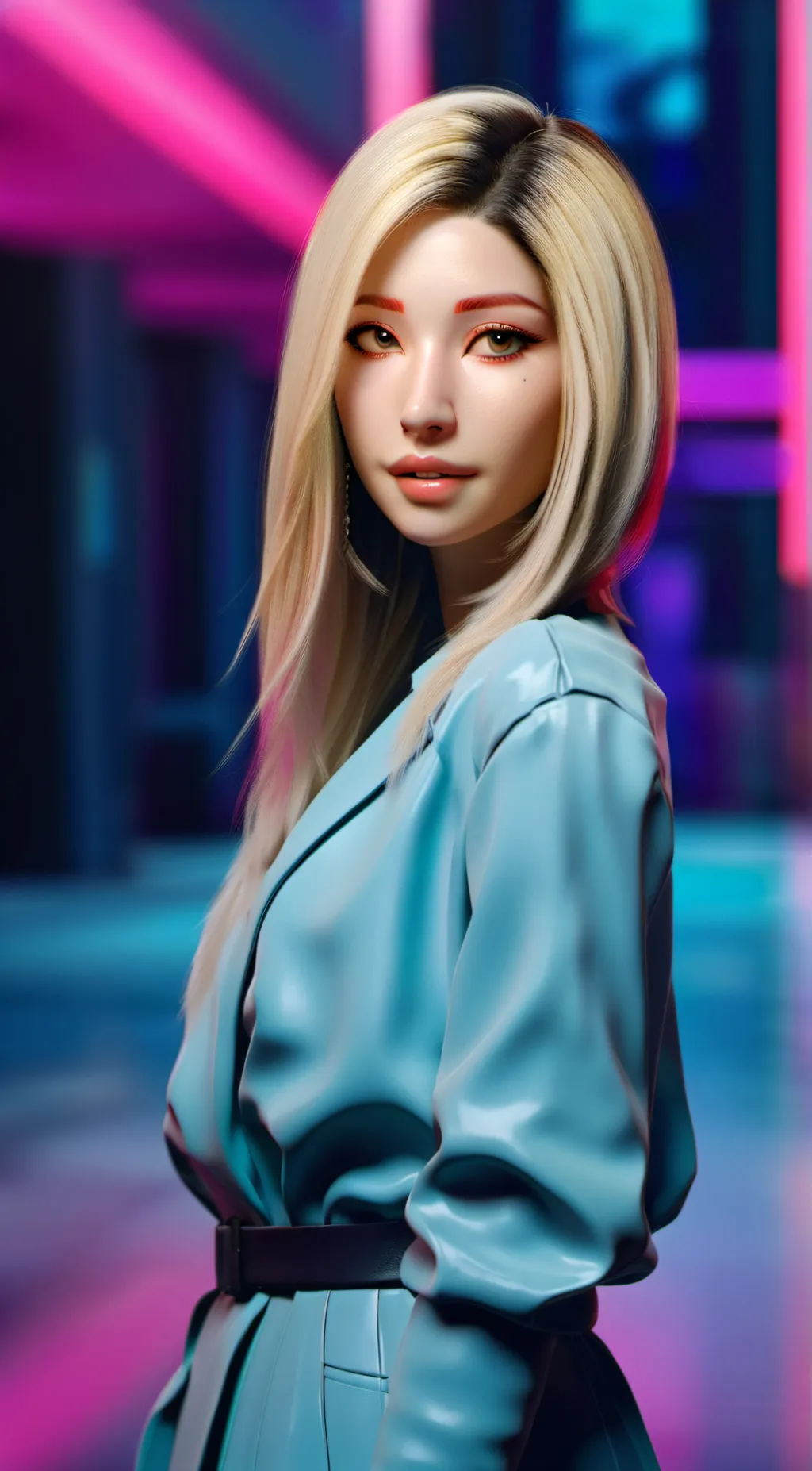 ai character: rosè background