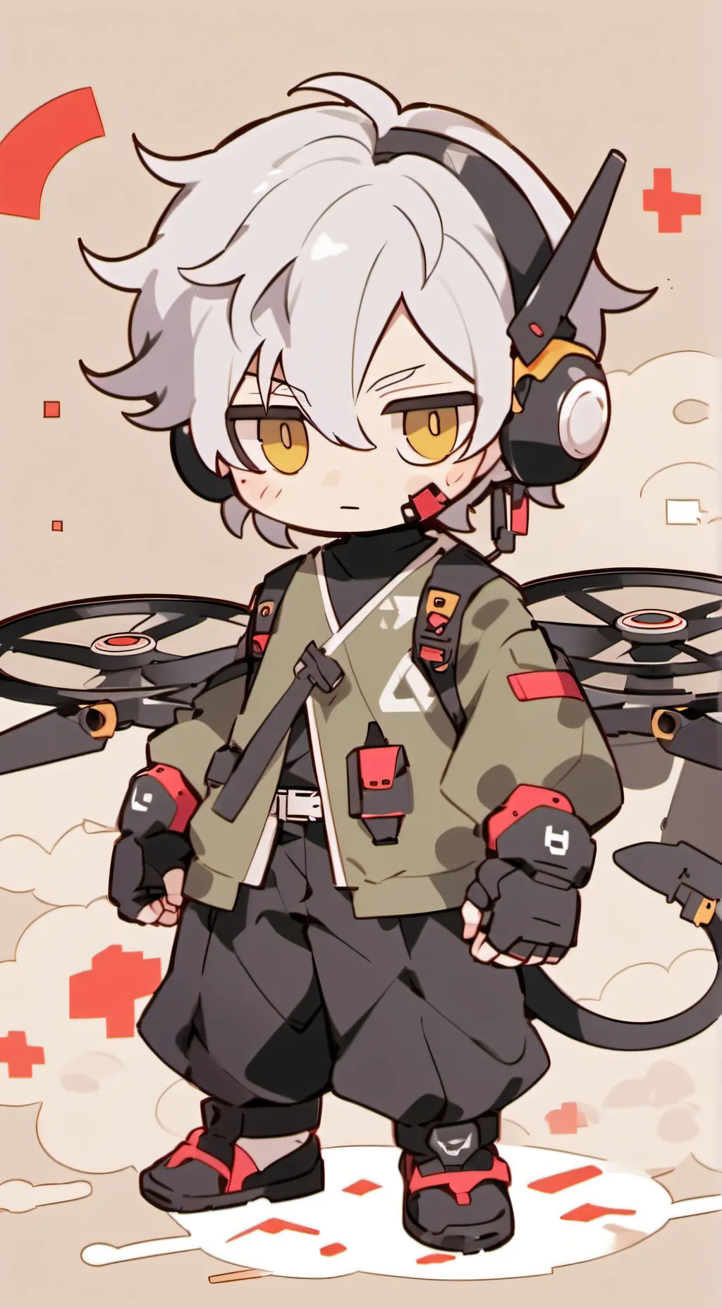 ai character: MD (Murder drone) background