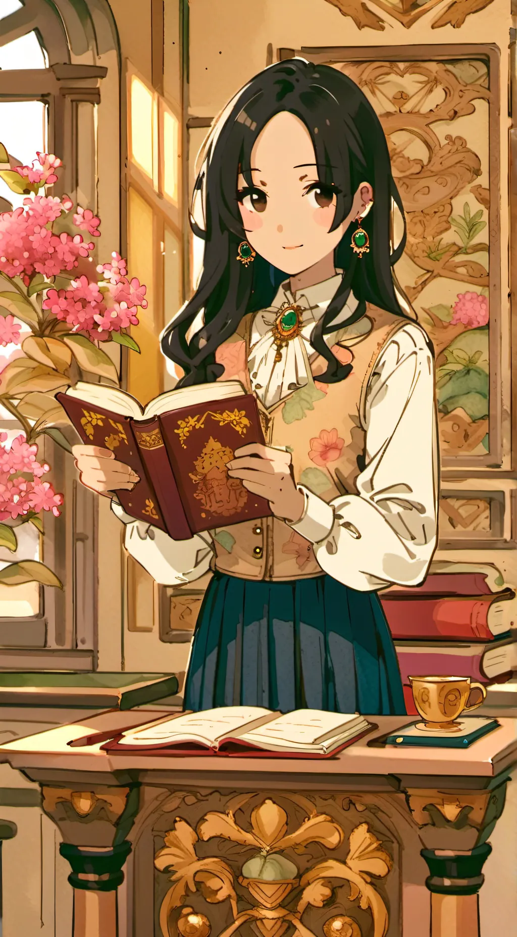 ai character: Ellieana background