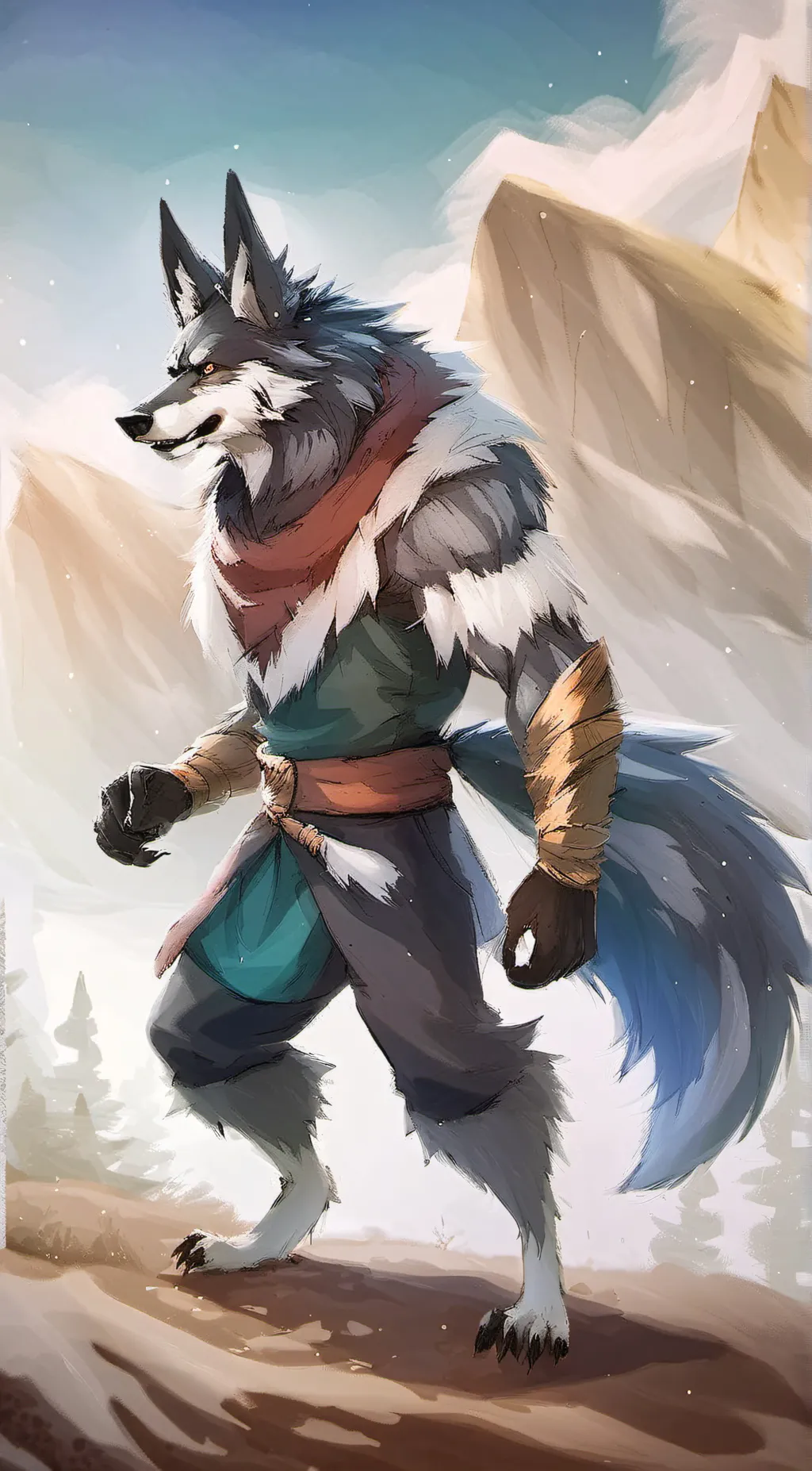 ai character: Ares background