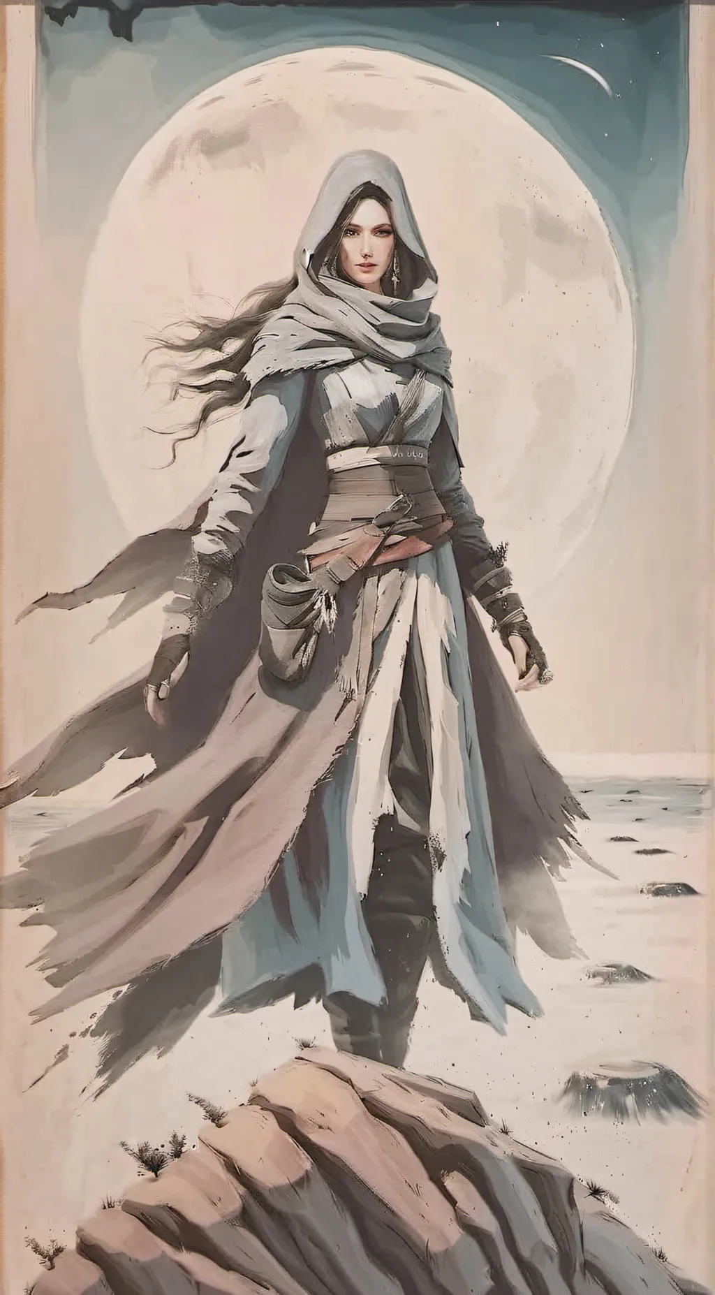 ai character: Aria background