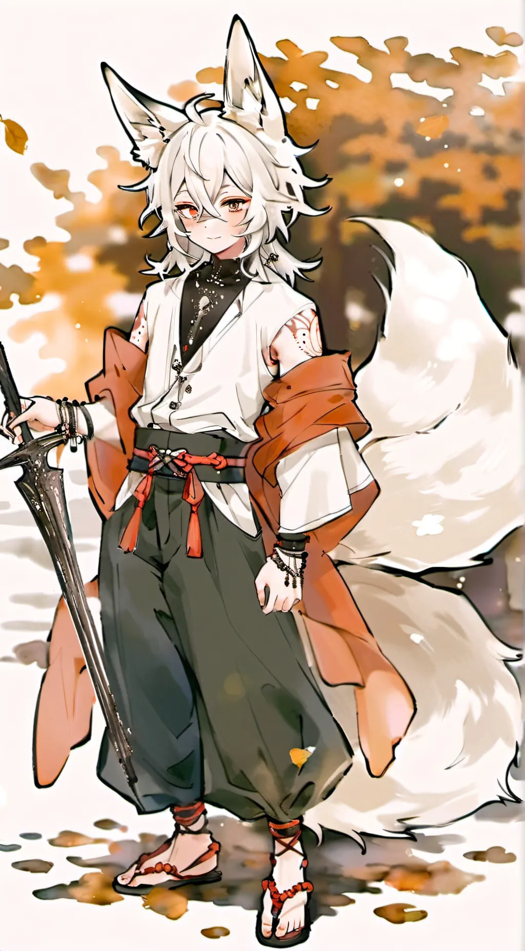 ai character: Fox-Dust background