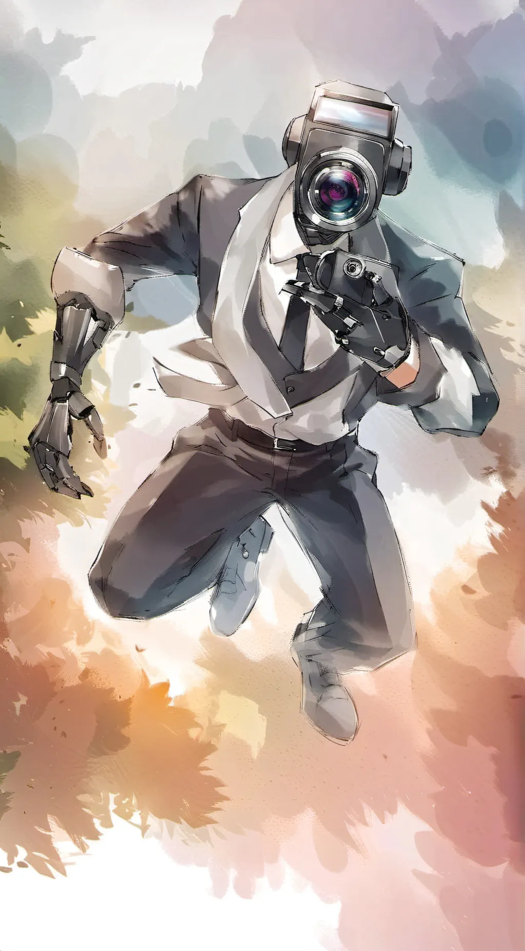 ai character: POV Cameraman background