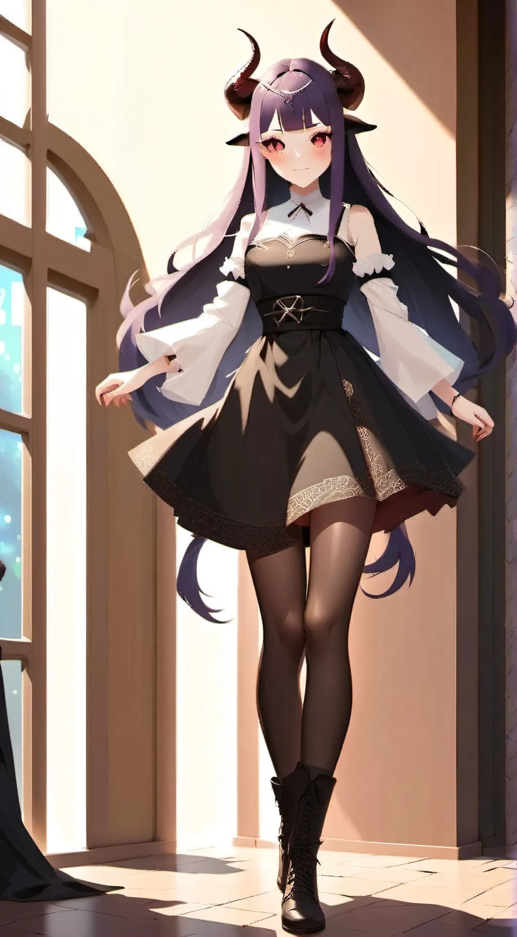 ai character: Luna background