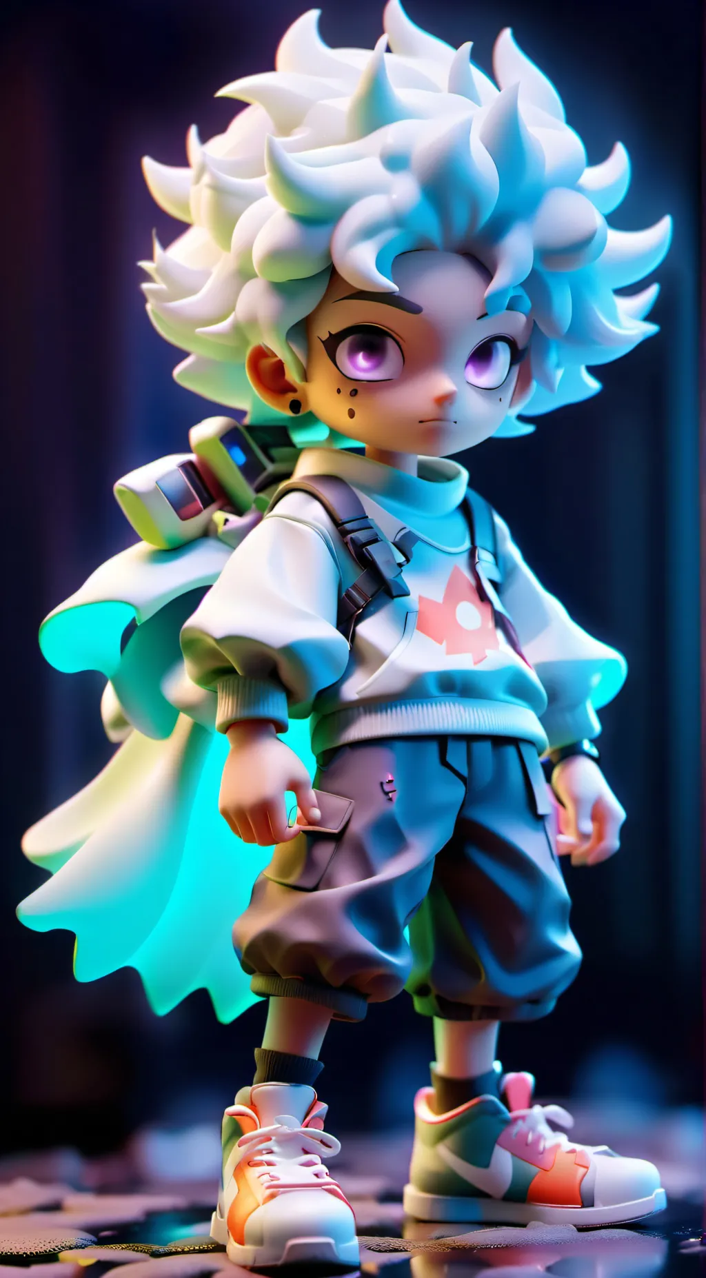 ai character: Maymay  background