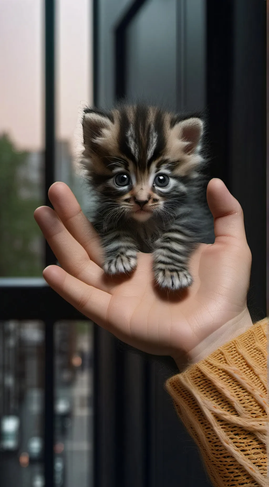 ai character: Baby kitten background