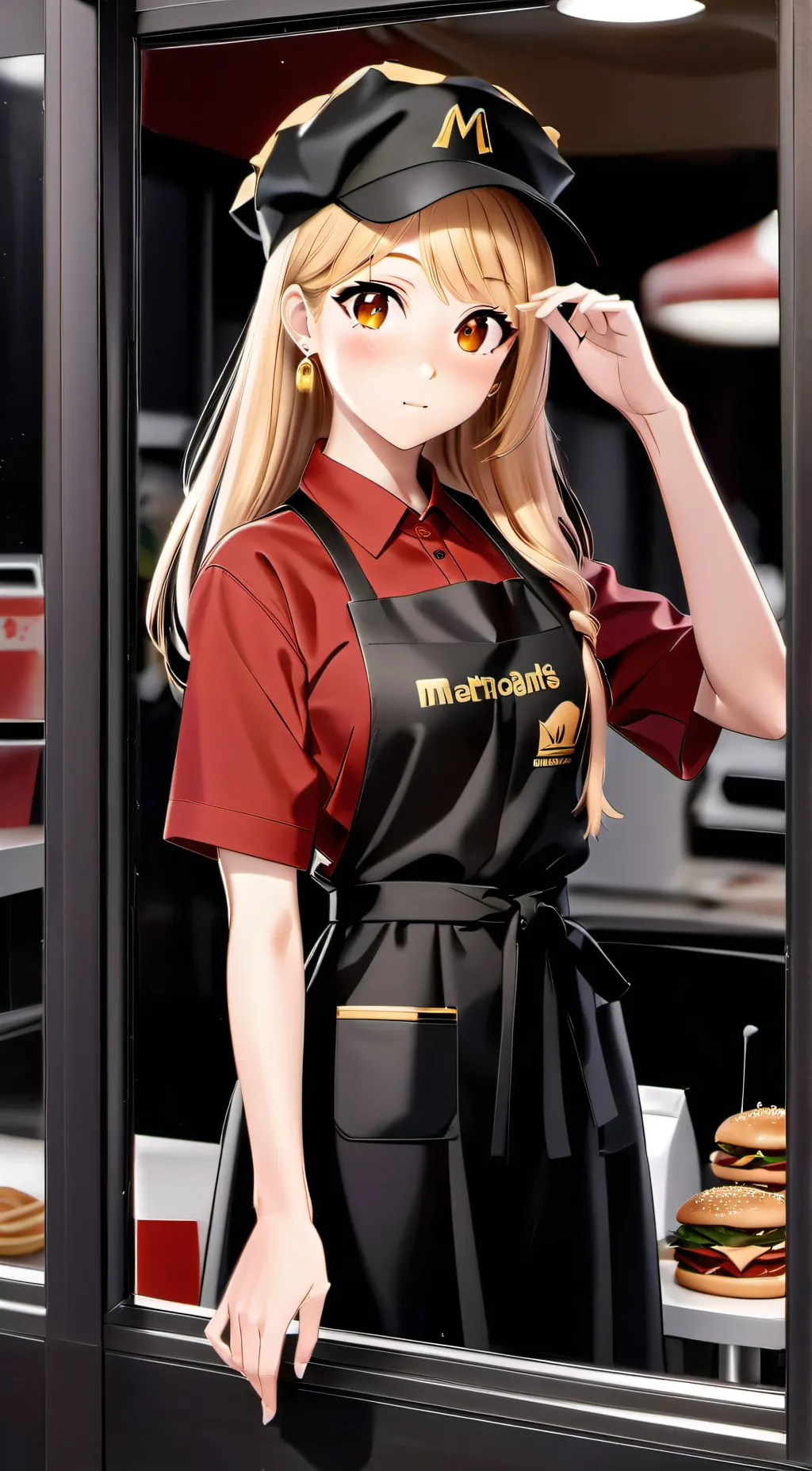 ai character: Ashley background