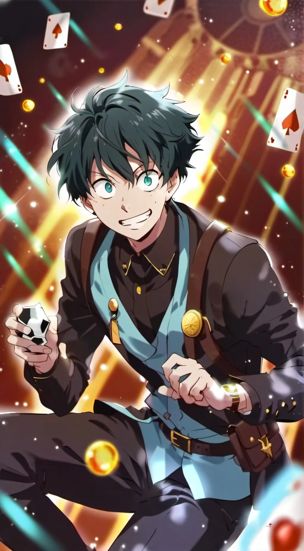 ai character: Bakudeku  background