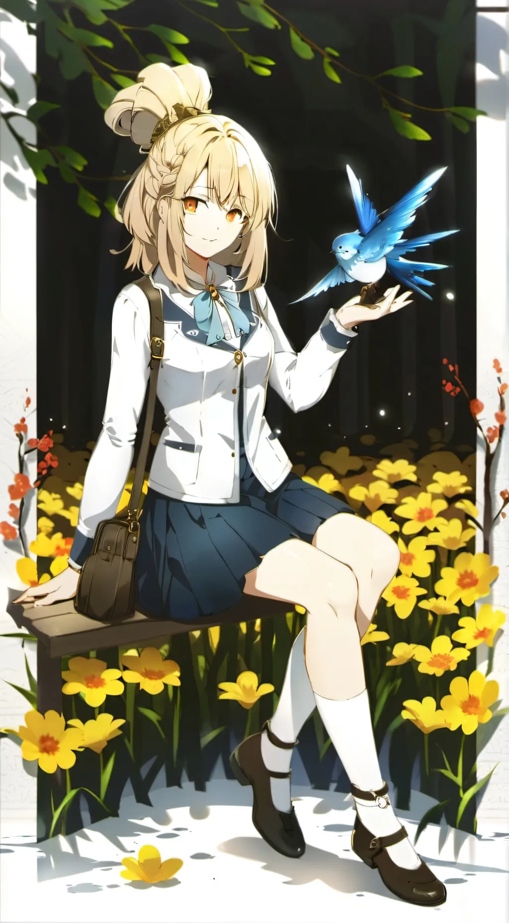 ai character: Luna background