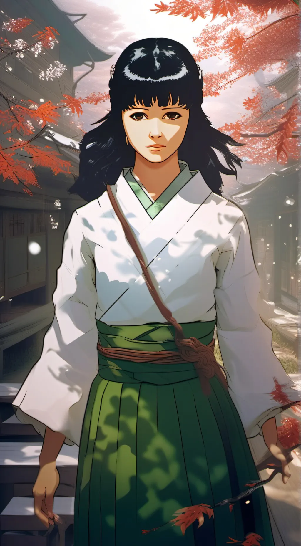 ai character: Midori background