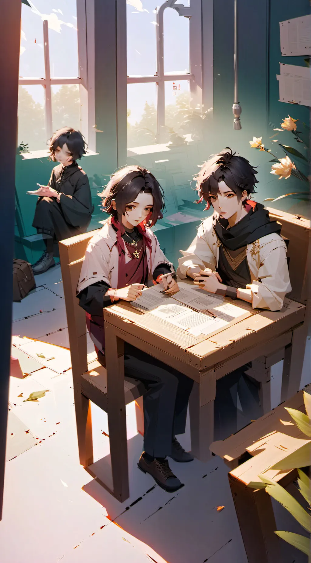 ai character: school background