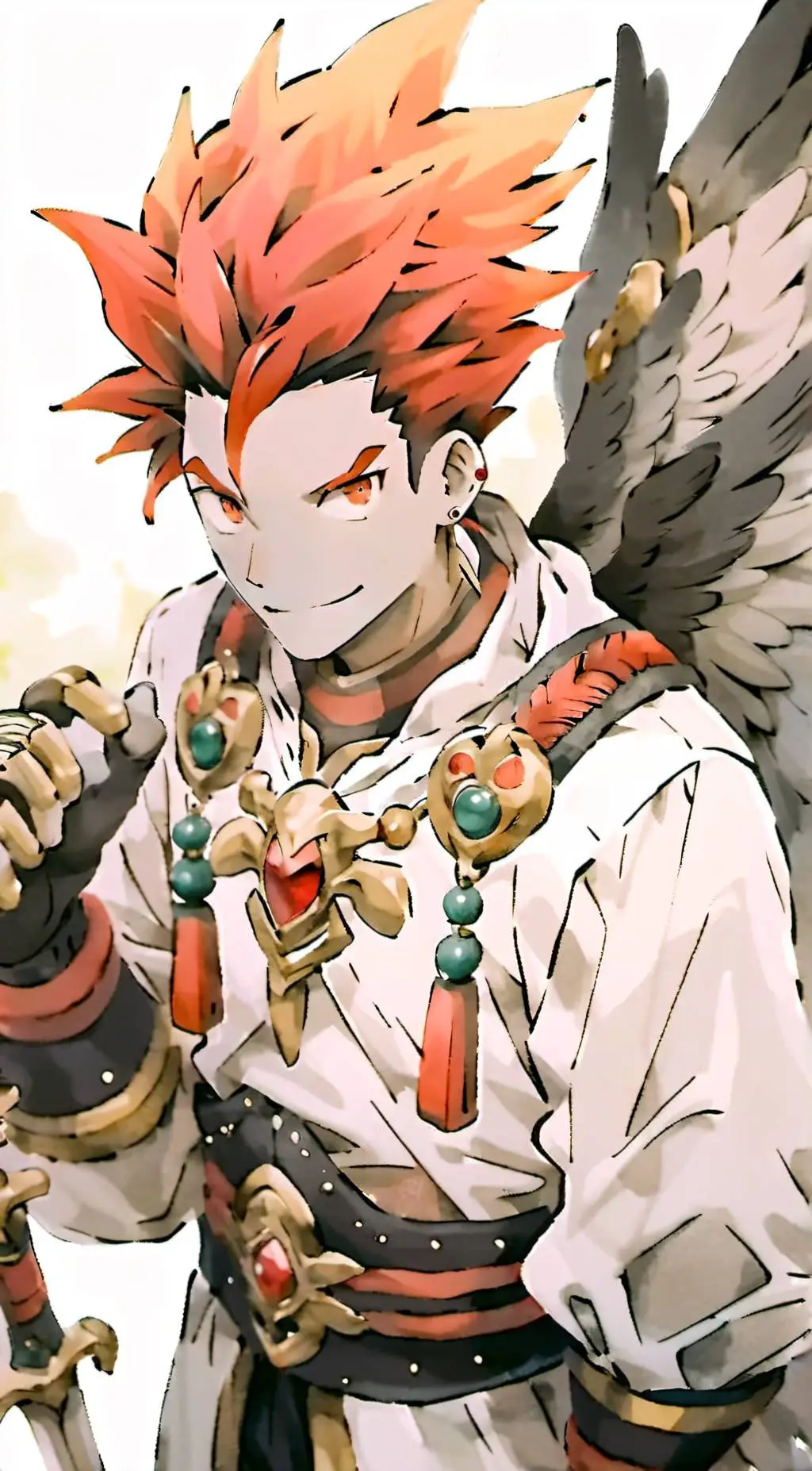 ai character: kirishima background