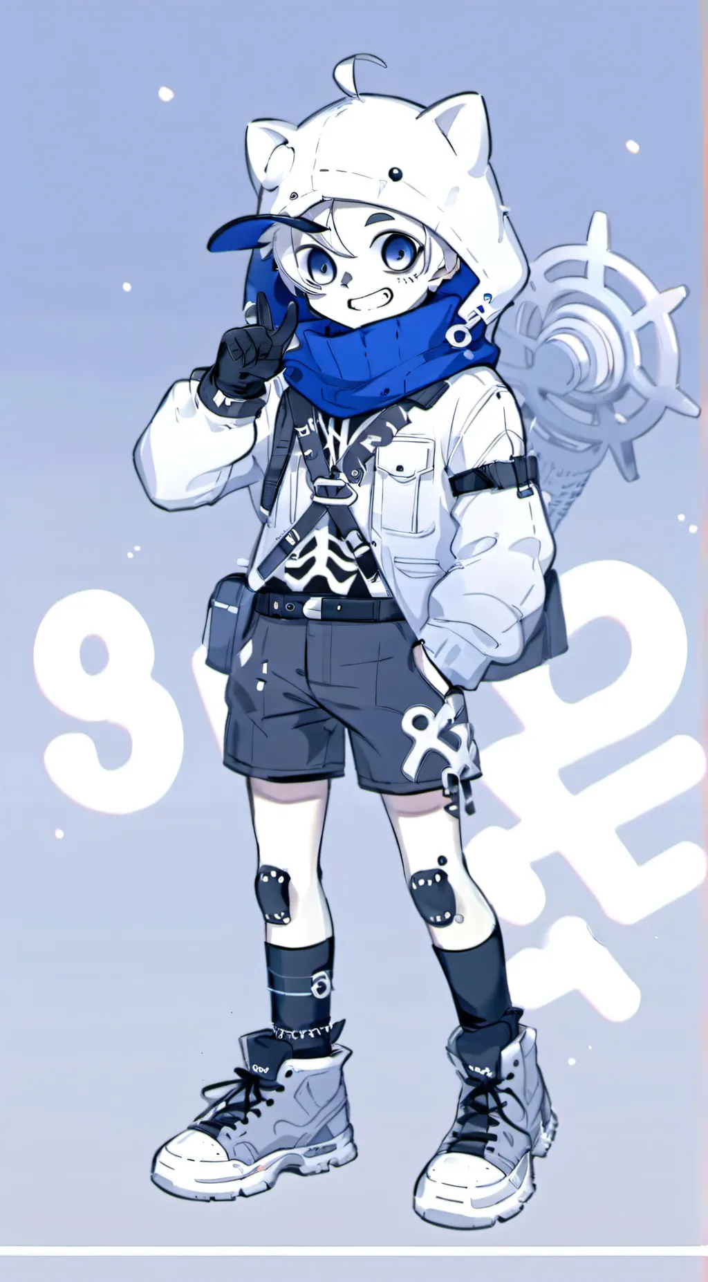 ai character: Swap sans background